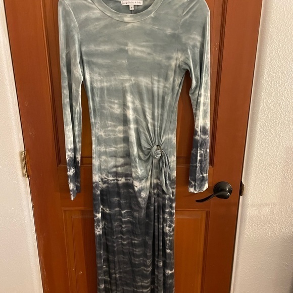 Revolve Young, Fabulous and Broke tie dye front knot dress - Picture 2 of 5